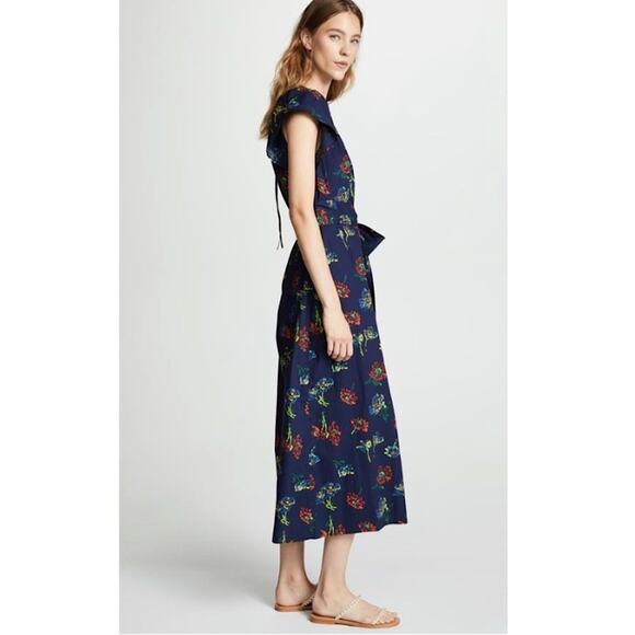 Ulla Johnson Coralie Wide Leg Jumpsuit in Midnight Floral Print - Picture 16 of 16